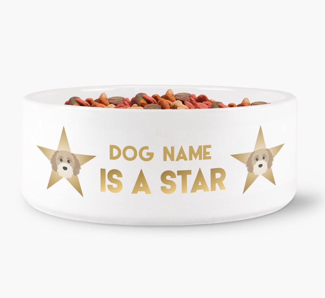 'Dog is a Star' - Personalized Dog Bowl for your {breedFullName}