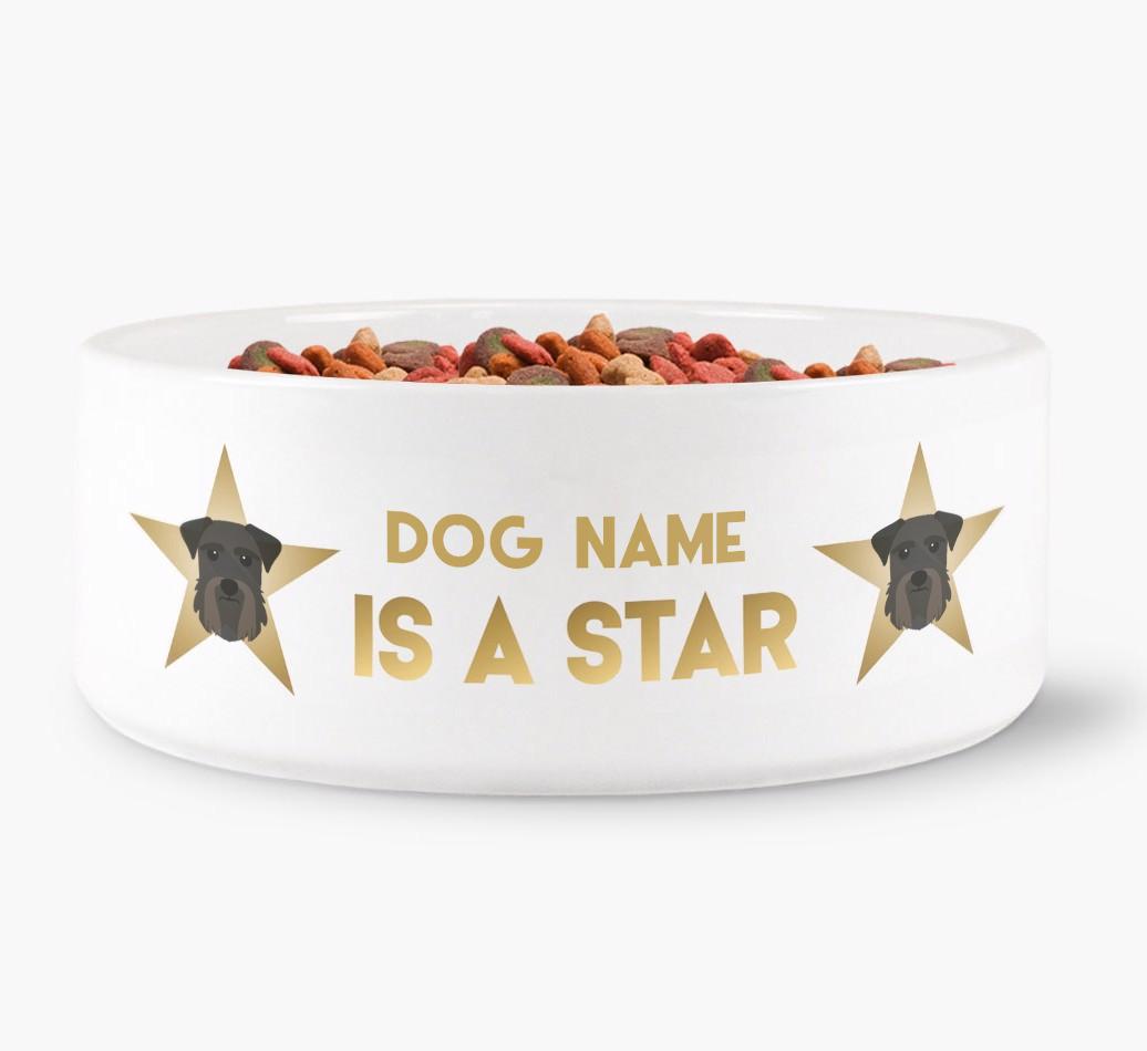 'Dog is a Star' - Personalized Dog Bowl for your {breedFullName}
