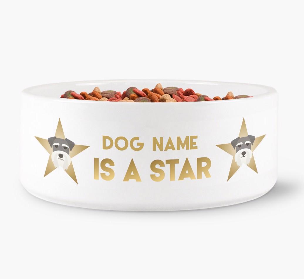 'Dog is a Star' - Personalized Dog Bowl for your {breedFullName}