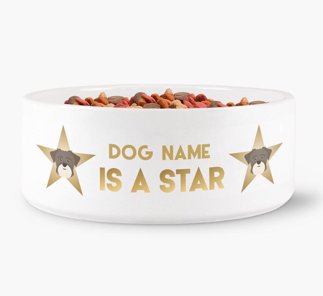 'Dog is a Star' - Personalized Dog Bowl for your {breedFullName}