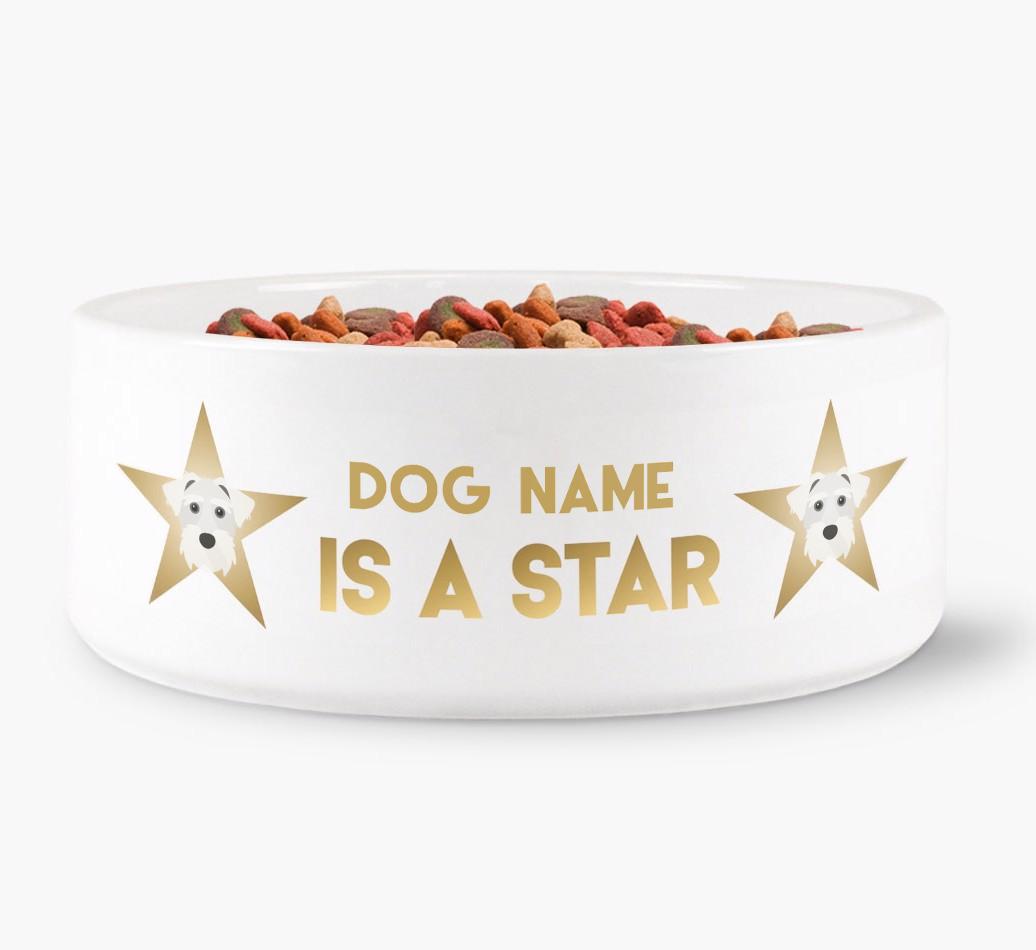 'Dog is a Star' - Personalized Dog Bowl for your {breedFullName}