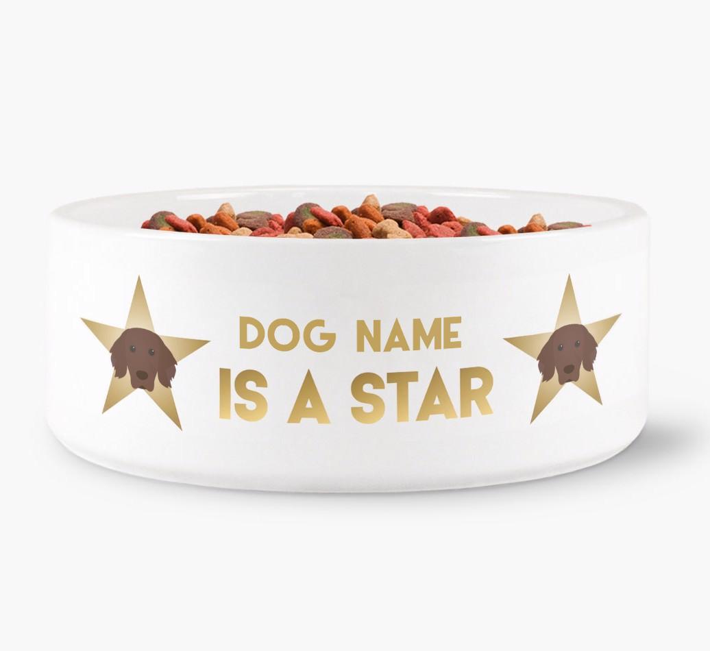'Dog is a Star' - Personalized Dog Bowl for your {breedFullName}