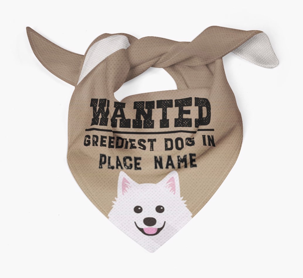 'Wanted' - Personalized {breedFullName} Bandana