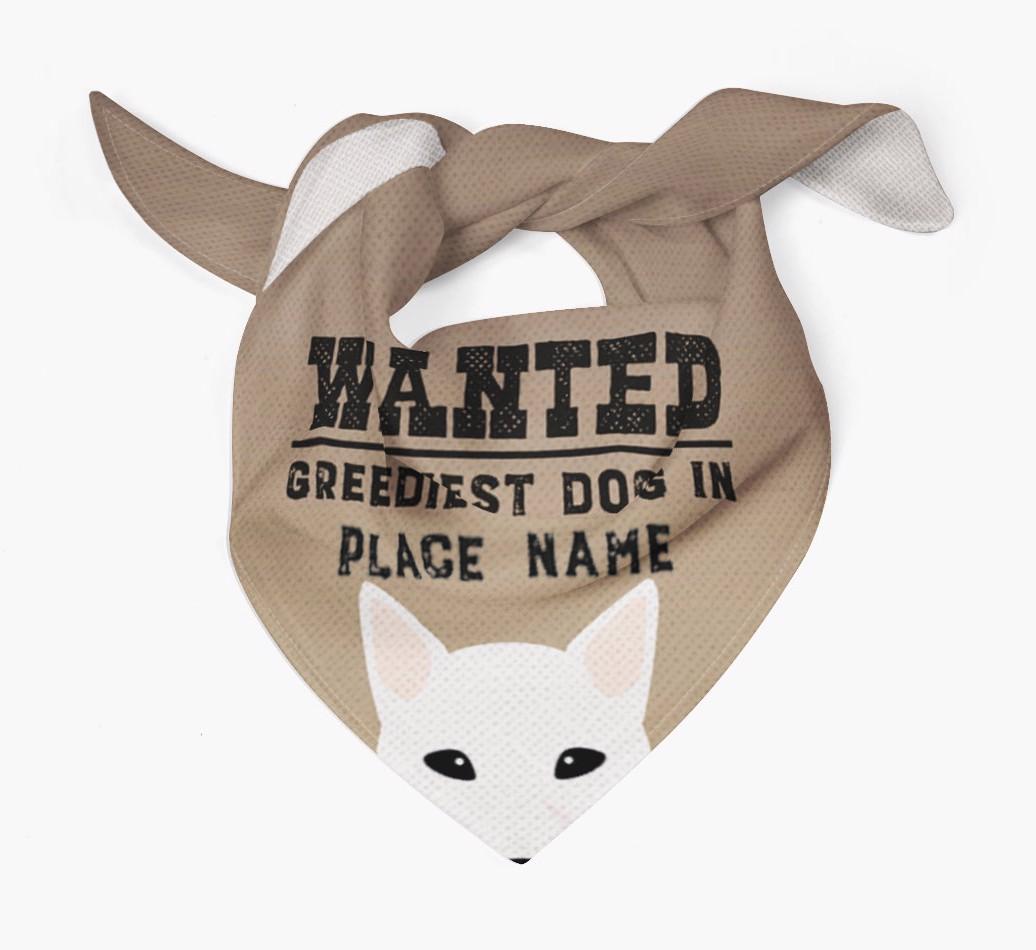 'Wanted' - Personalized {breedFullName} Bandana