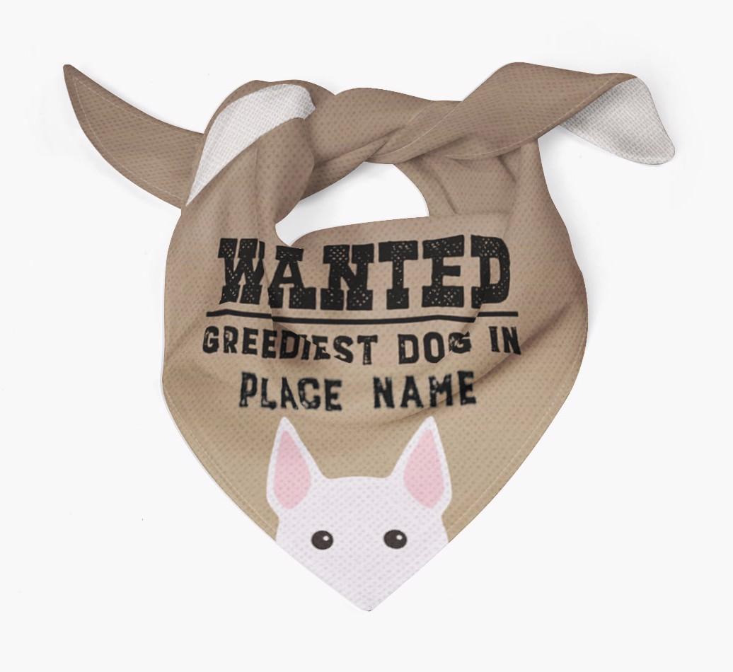 'Wanted' - Personalized {breedFullName} Bandana