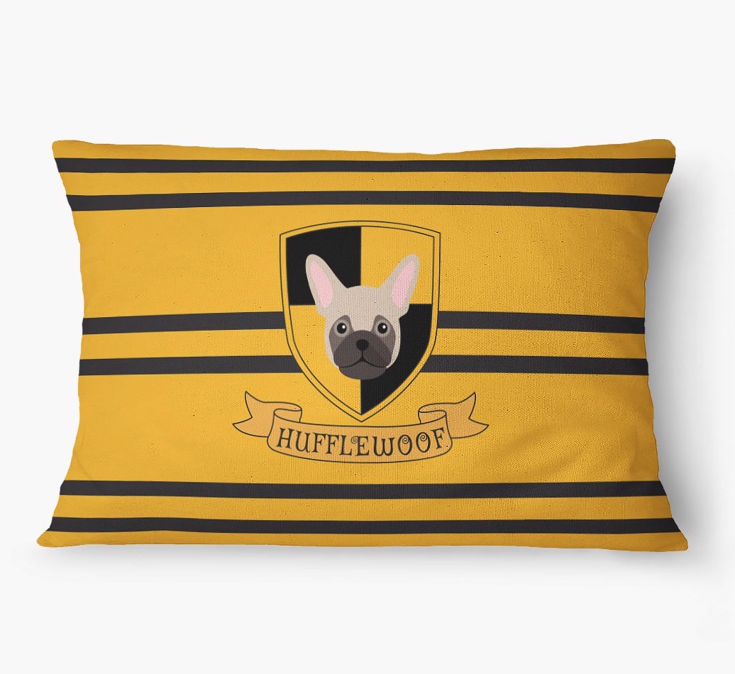 'Hufflewoof' - Personalized {breedFullName} Dog Bed