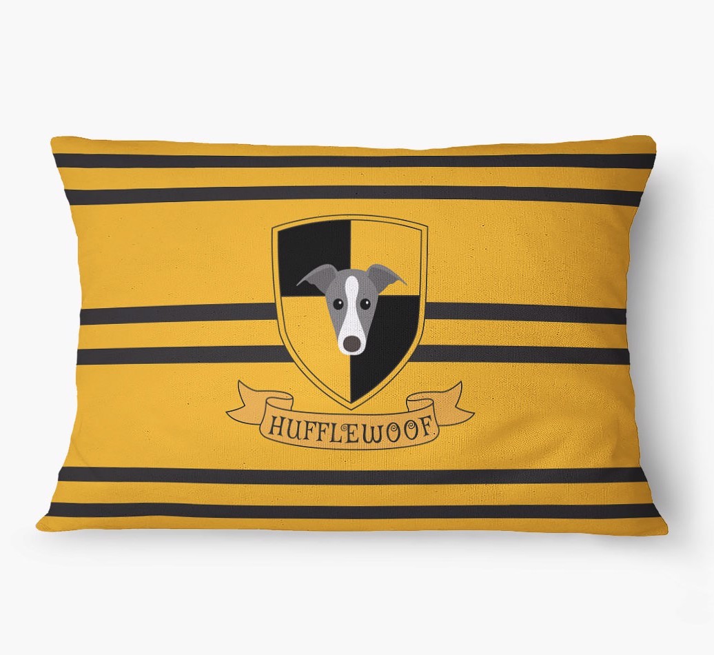 'Hufflewoof' - Personalized {breedFullName} Dog Bed
