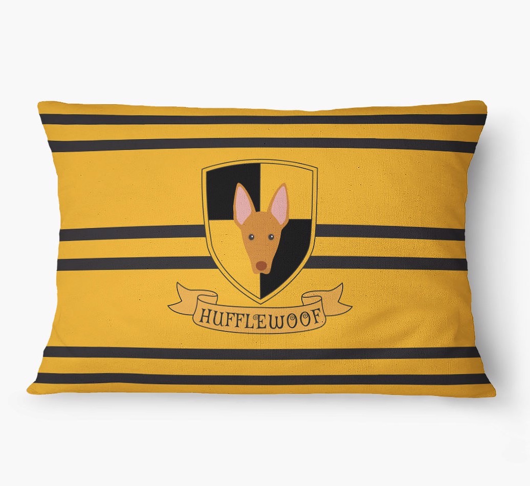 'Hufflewoof' - Personalized {breedFullName} Dog Bed