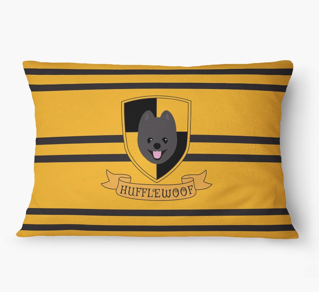 'Hufflewoof' - Personalized {breedFullName} Dog Bed