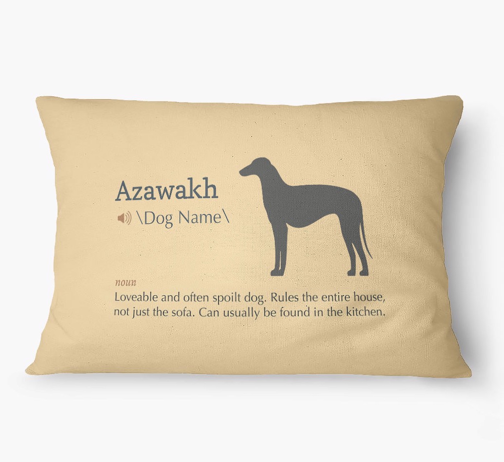 'Definition' - Personalized {breedFullName} Dog Bed