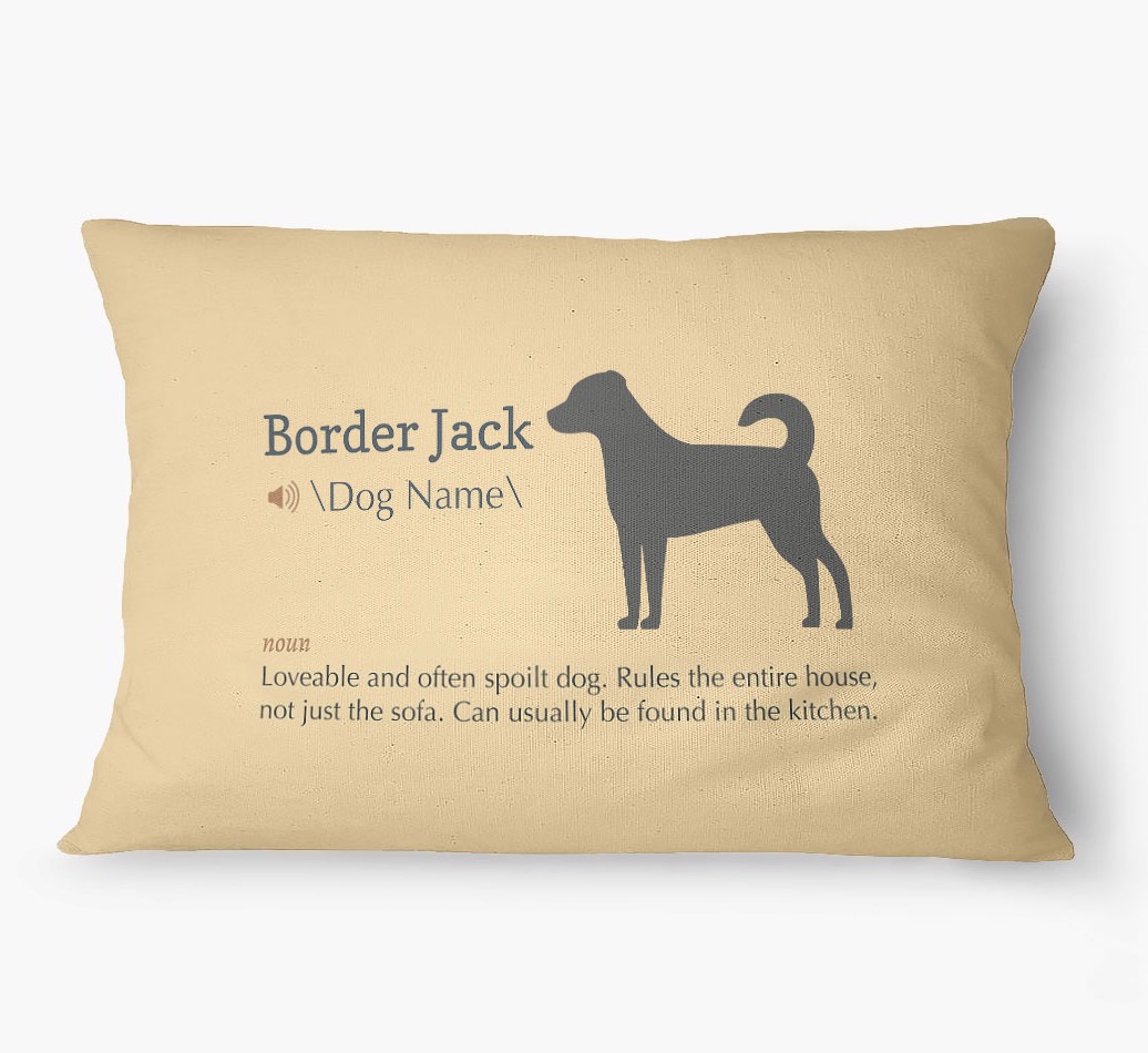 'Definition' - Personalized {breedFullName} Dog Bed