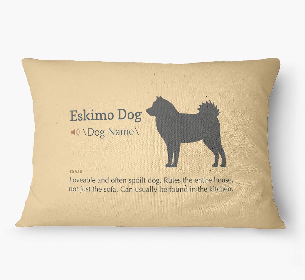 'Definition' - Personalized {breedFullName} Dog Bed