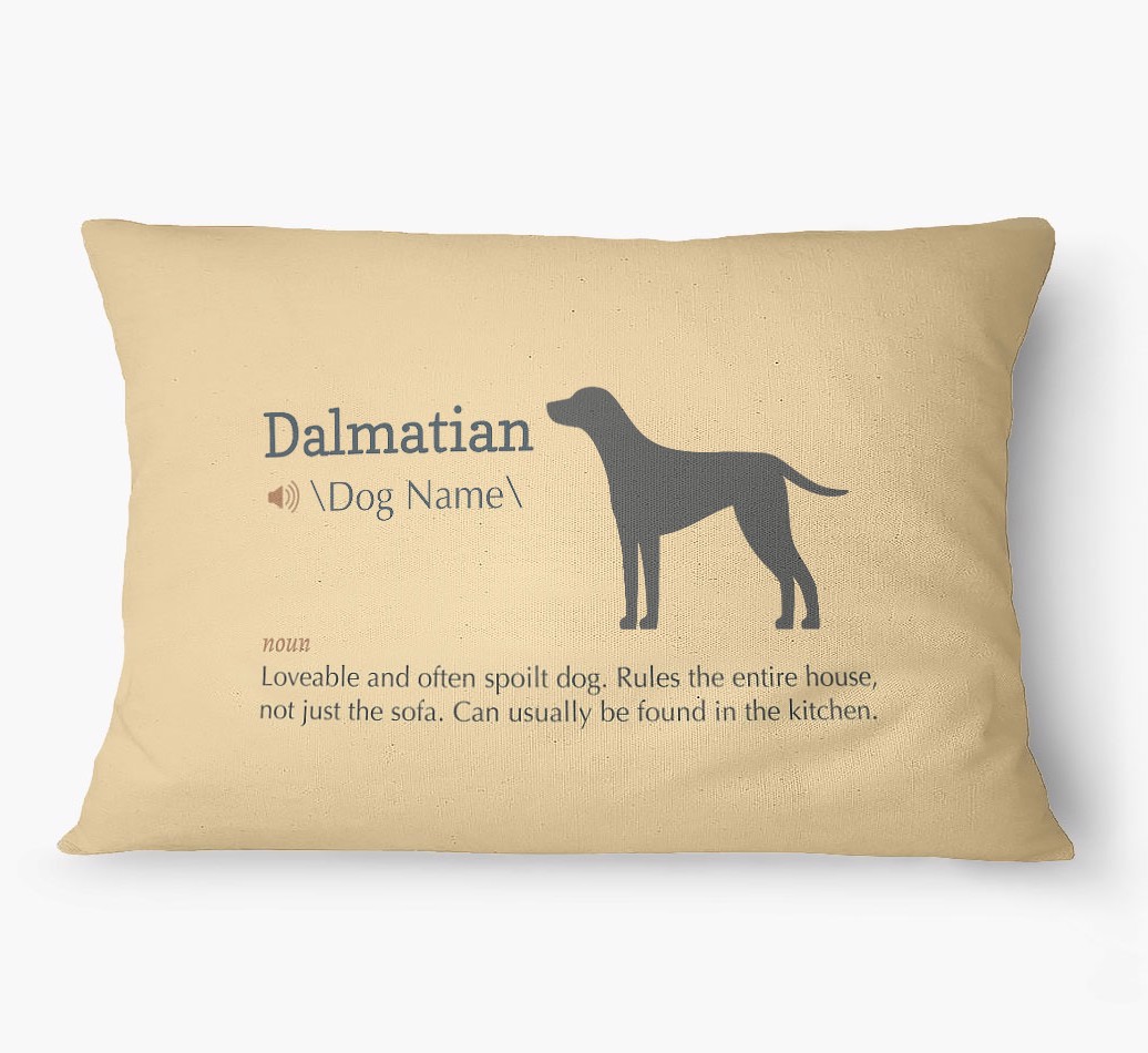 'Definition' - Personalized {breedFullName} Dog Bed