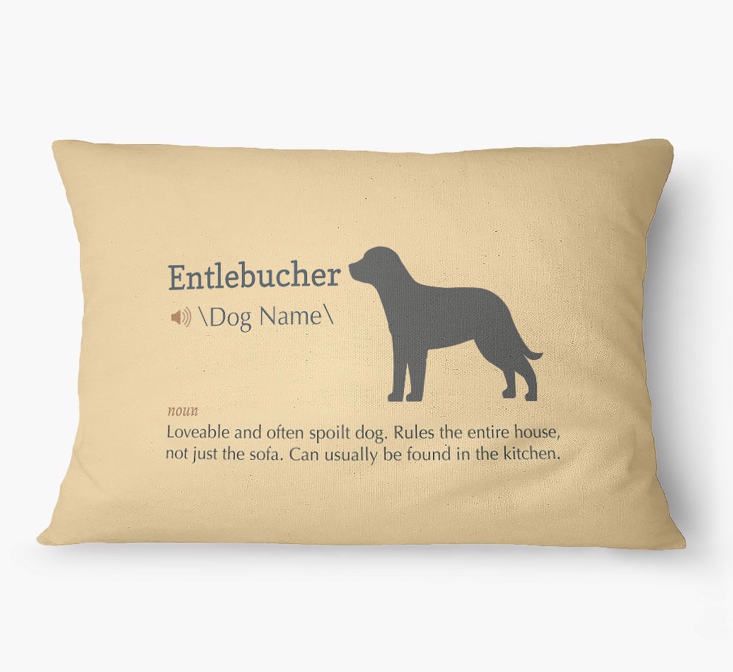 'Definition' - Personalized {breedFullName} Dog Bed