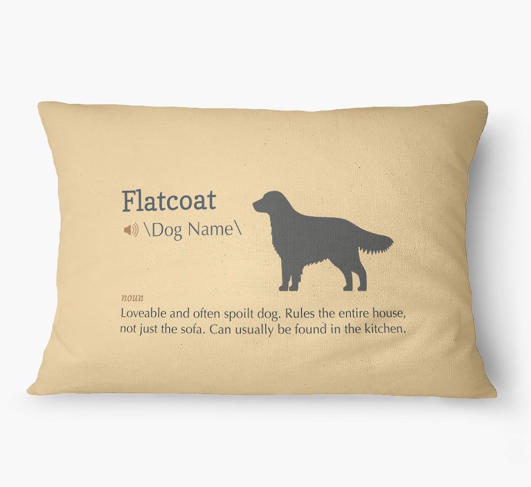 'Definition' - Personalized {breedFullName} Dog Bed