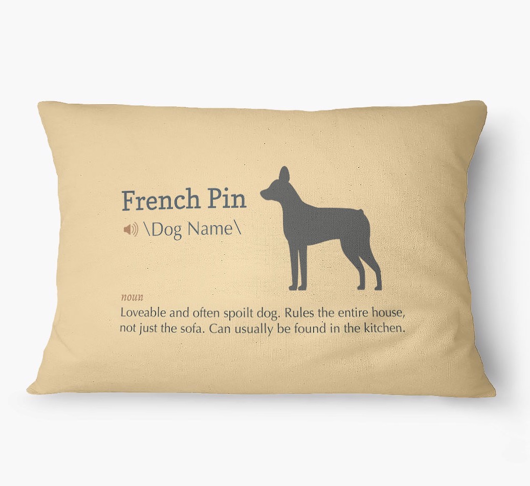 'Definition' - Personalised {breedFullName} Dog Bed