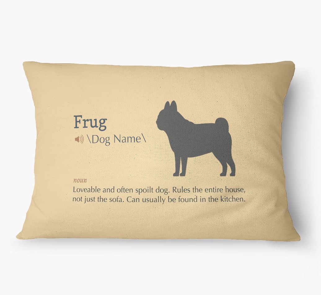 'Definition' - Personalized {breedFullName} Dog Bed