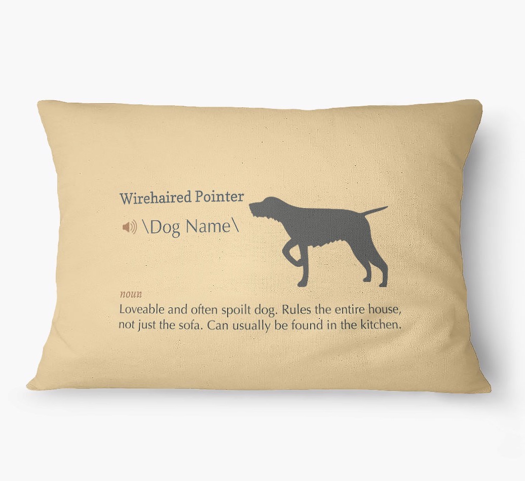 'Definition' - Personalized {breedFullName} Dog Bed