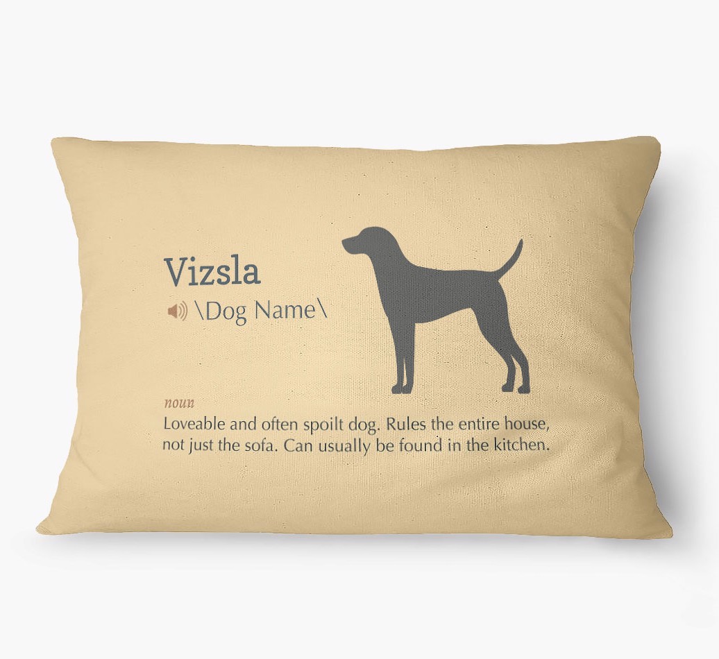 'Definition' - Personalized {breedFullName} Dog Bed