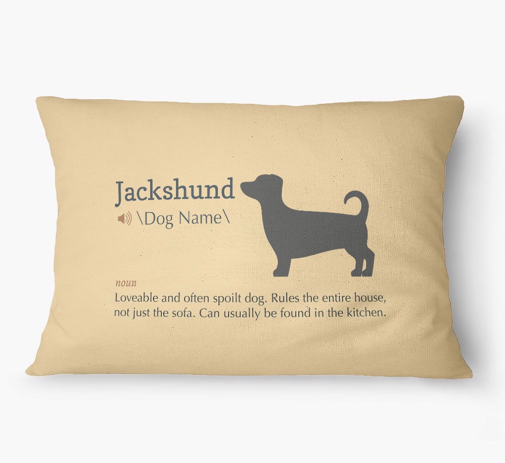'Definition' - Personalized {breedFullName} Dog Bed