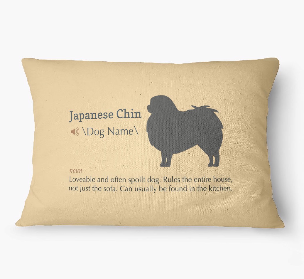 'Definition' - Personalised {breedFullName} Dog Bed