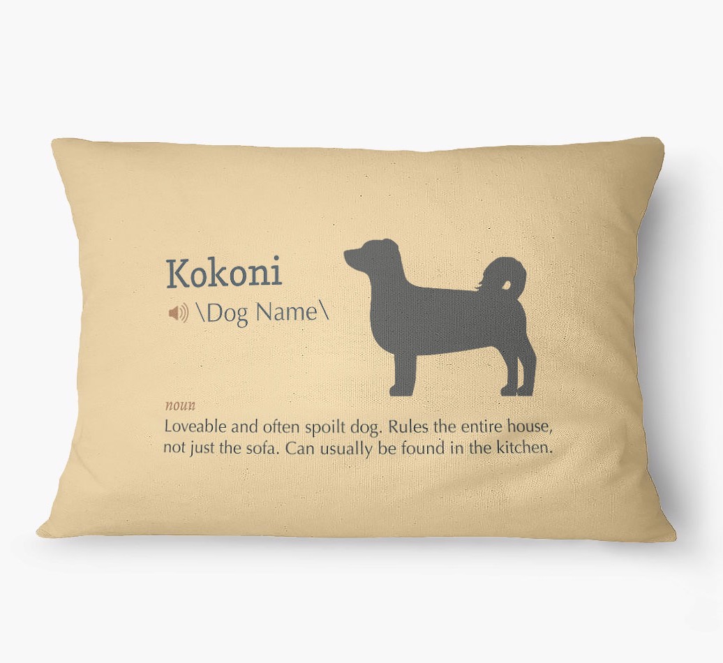 'Definition' - Personalised {breedFullName} Dog Bed