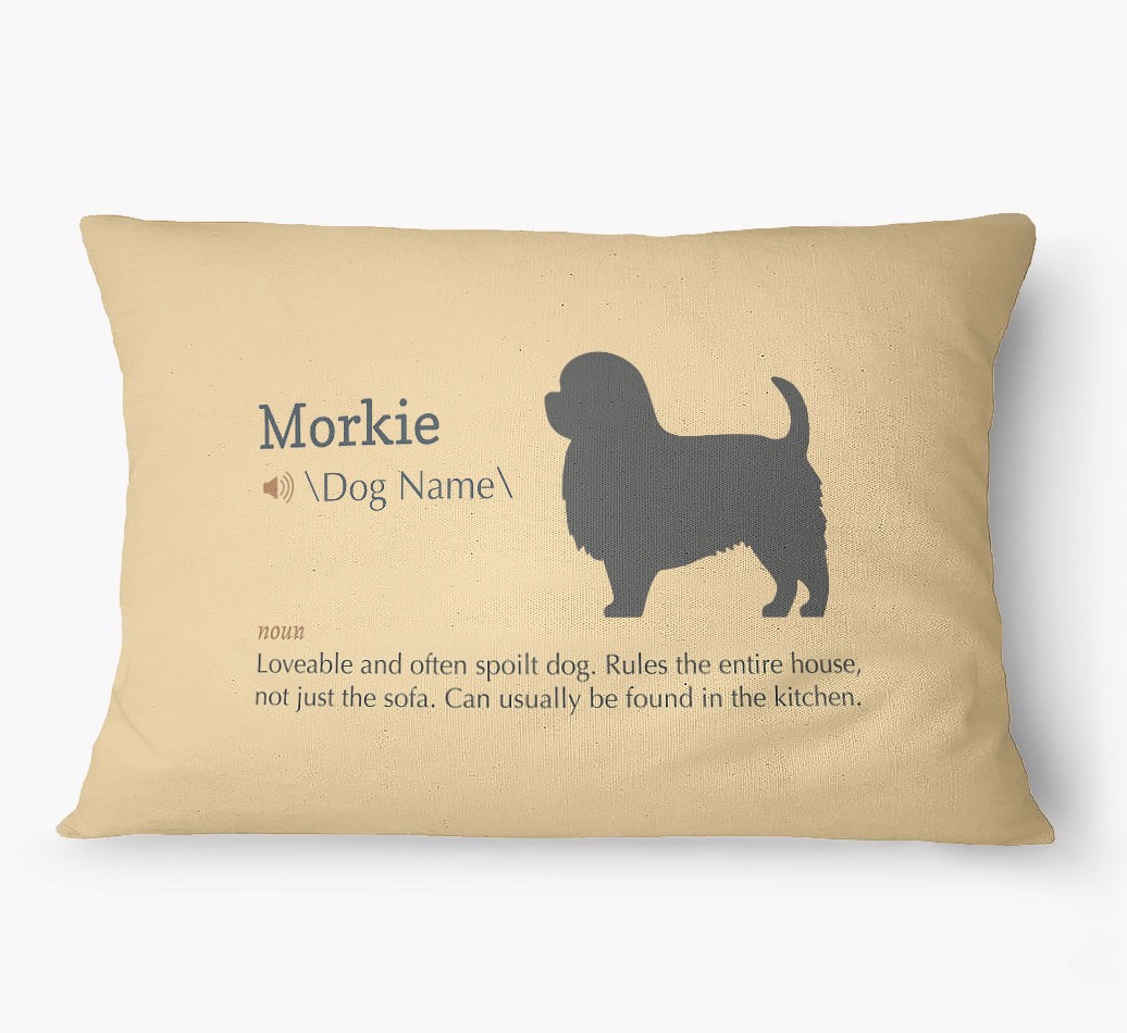 'Definition' - Personalized {breedFullName} Dog Bed