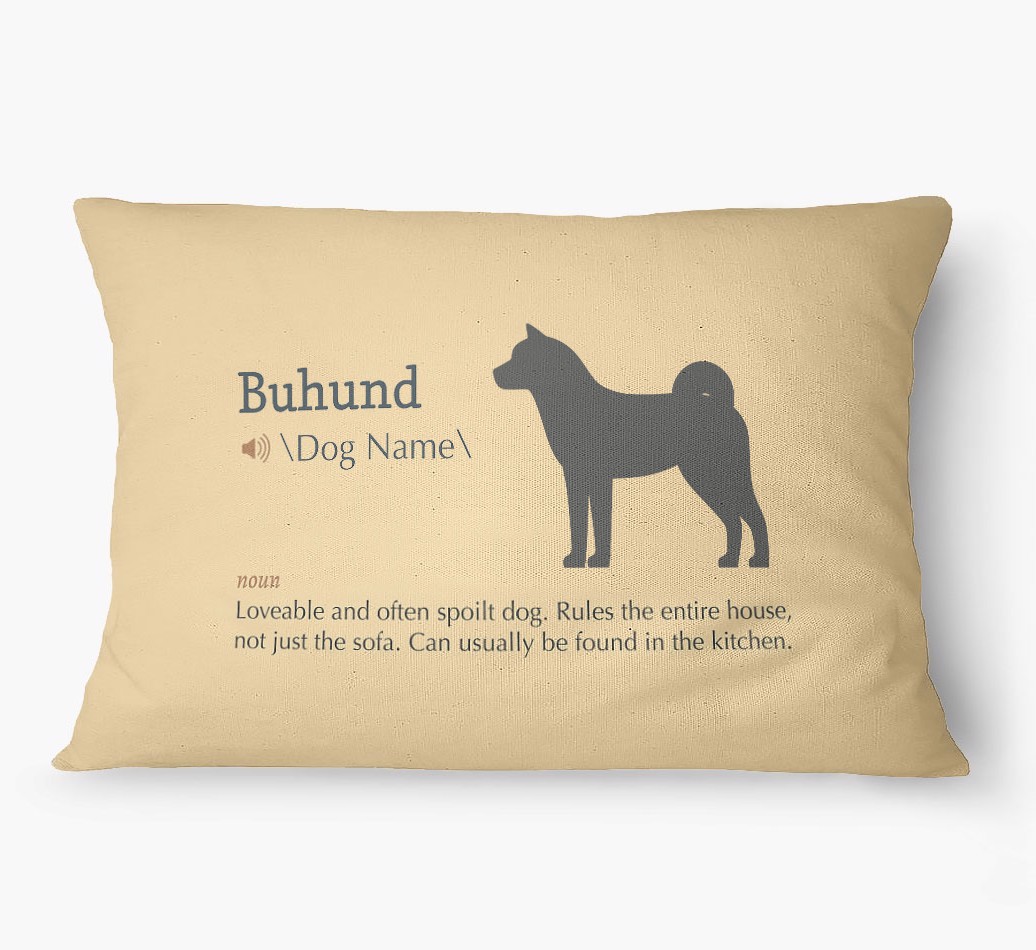 'Definition' - Personalized {breedFullName} Dog Bed