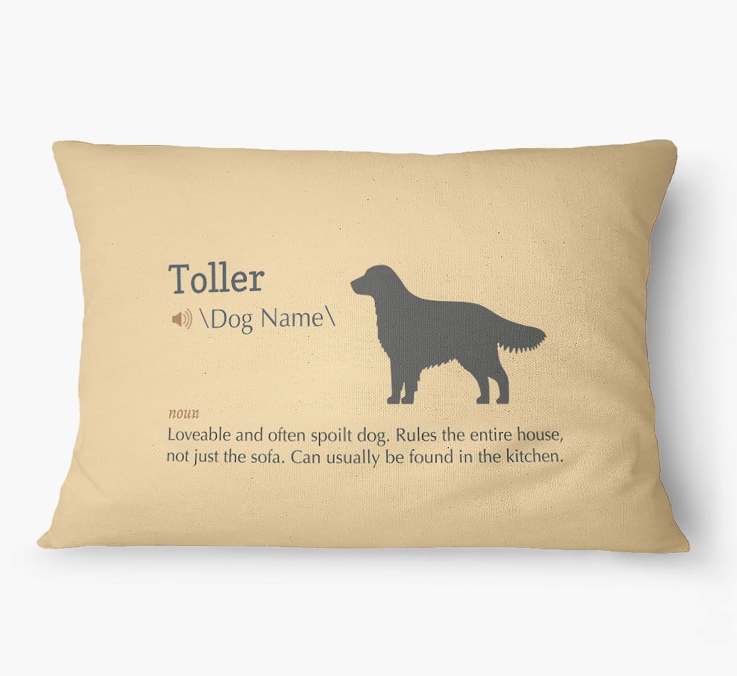 'Definition' - Personalized {breedFullName} Dog Bed