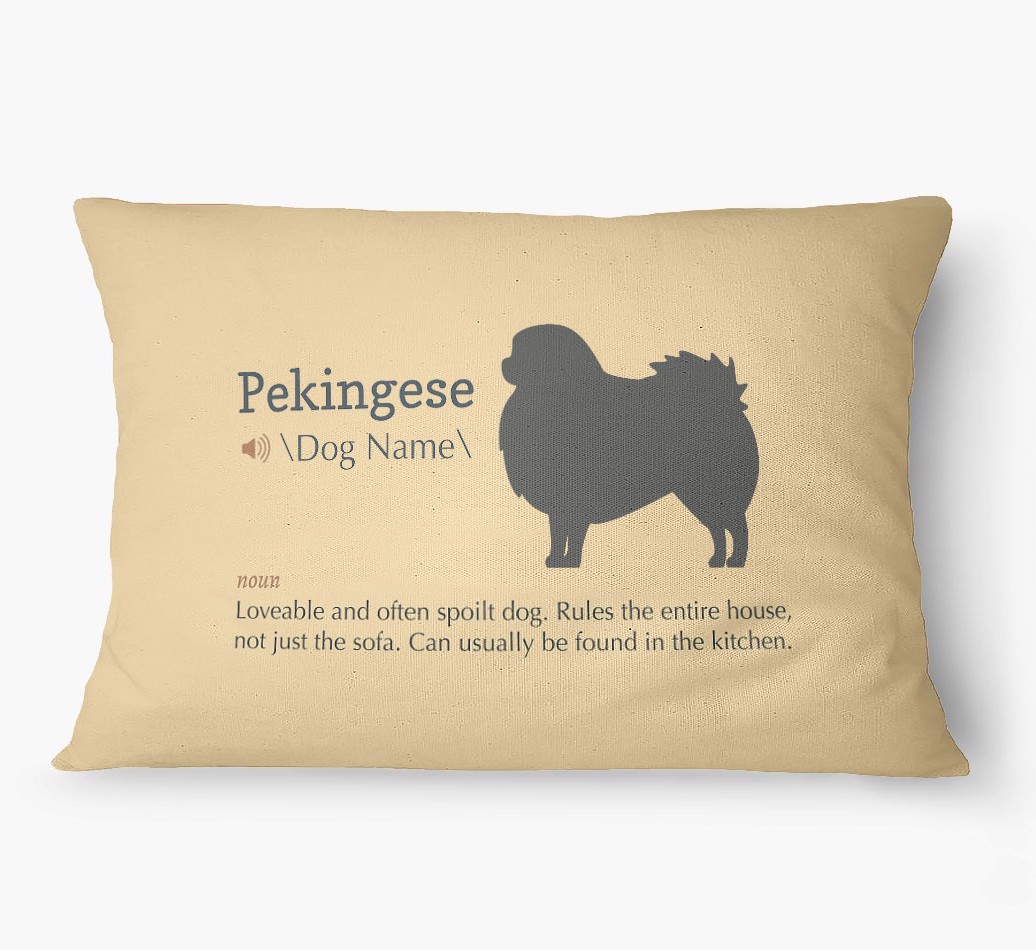 'Definition' - Personalized {breedFullName} Dog Bed
