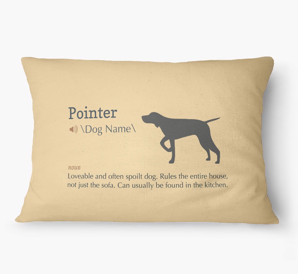 'Definition' - Personalized {breedFullName} Dog Bed