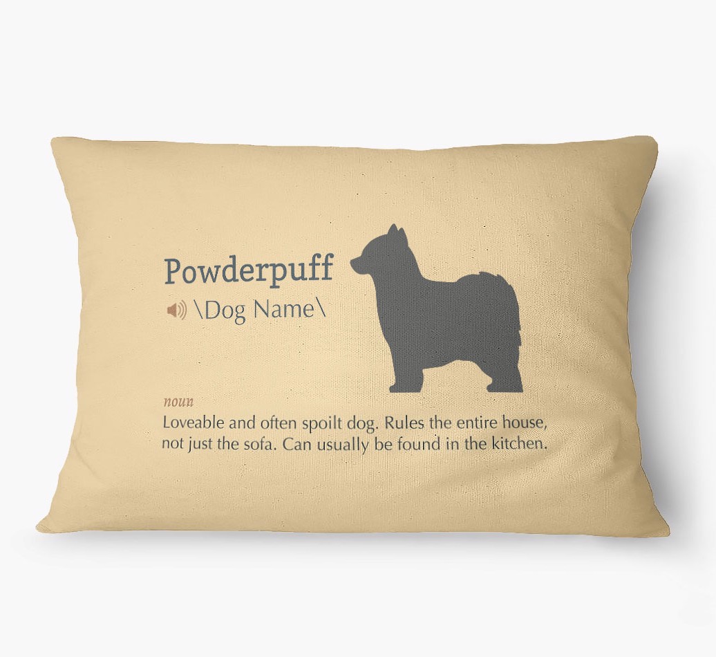 'Definition' - Personalized {breedFullName} Dog Bed