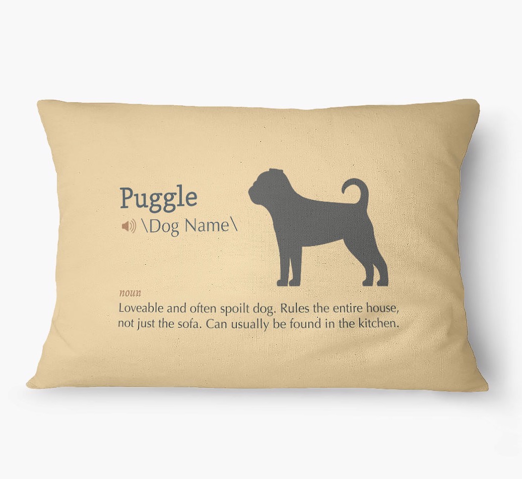 'Definition' - Personalized {breedFullName} Dog Bed