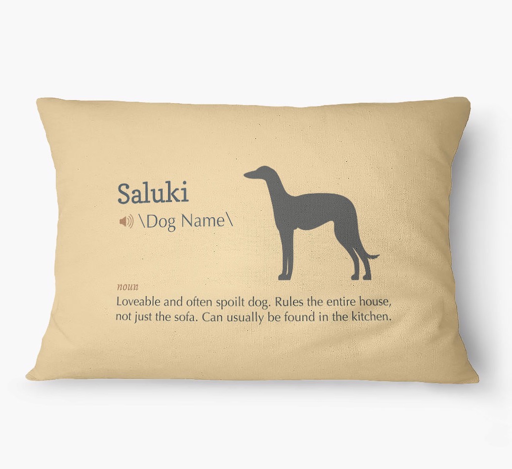 'Definition' - Personalized {breedFullName} Dog Bed