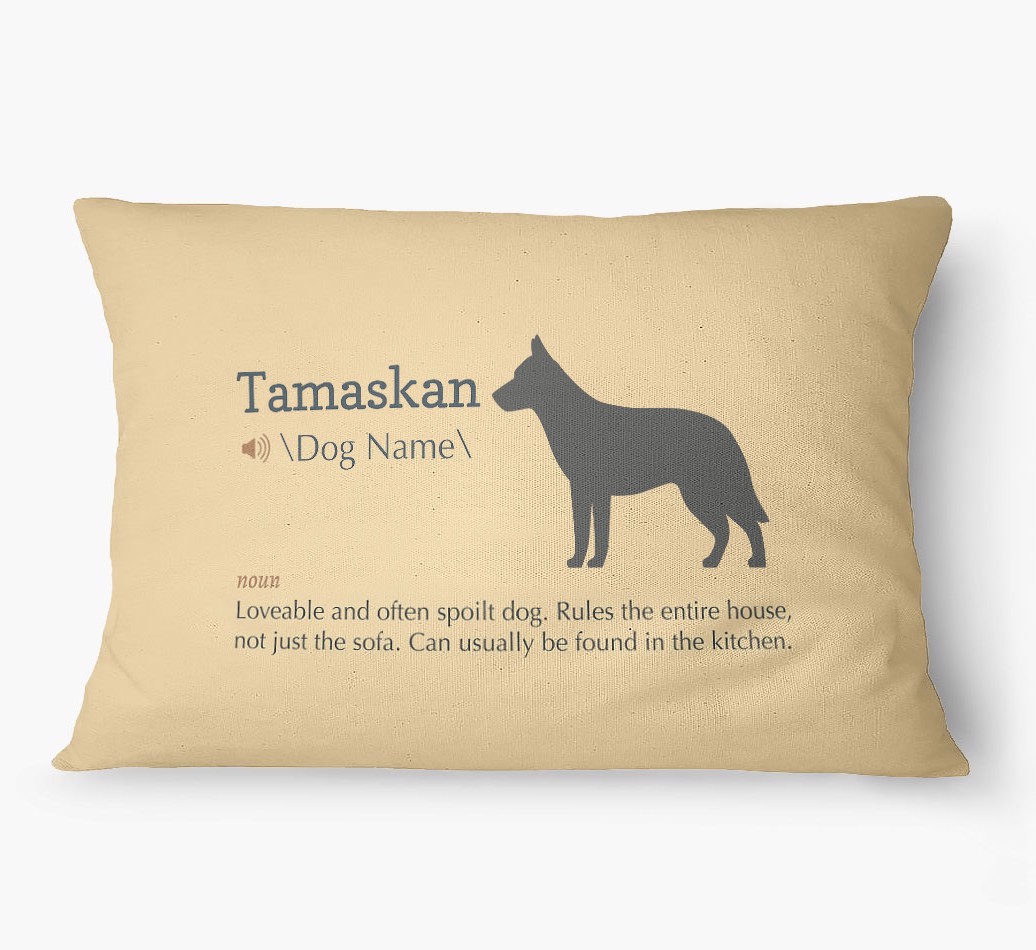 'Definition' - Personalized {breedFullName} Dog Bed