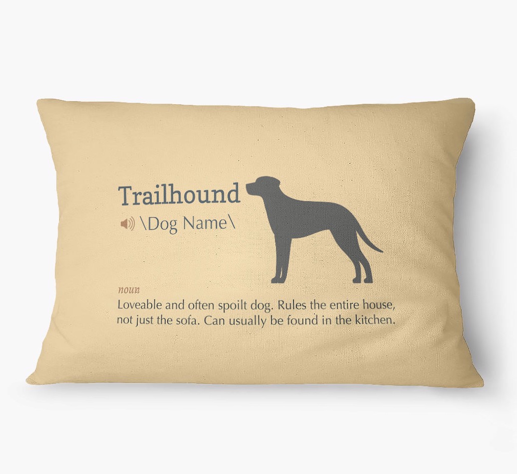 'Definition' - Personalized {breedFullName} Dog Bed