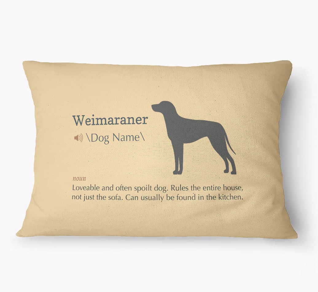 'Definition' - Personalized {breedFullName} Dog Bed
