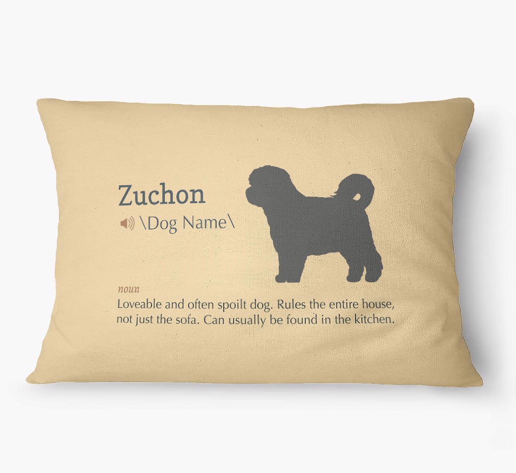 'Definition' - Personalized {breedFullName} Dog Bed