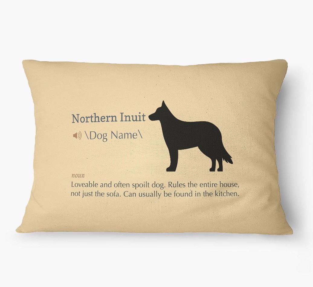 'Definition' - Personalized {breedFullName} Dog Bed
