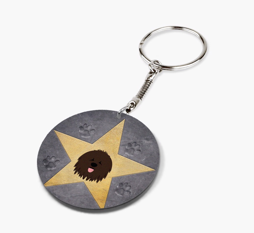 Star Of Fame: Personalised Double-Sided Keyring