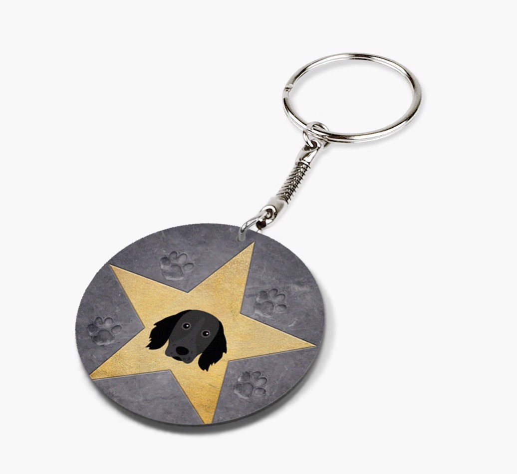 Star Of Fame: Personalised Double-Sided Keyring