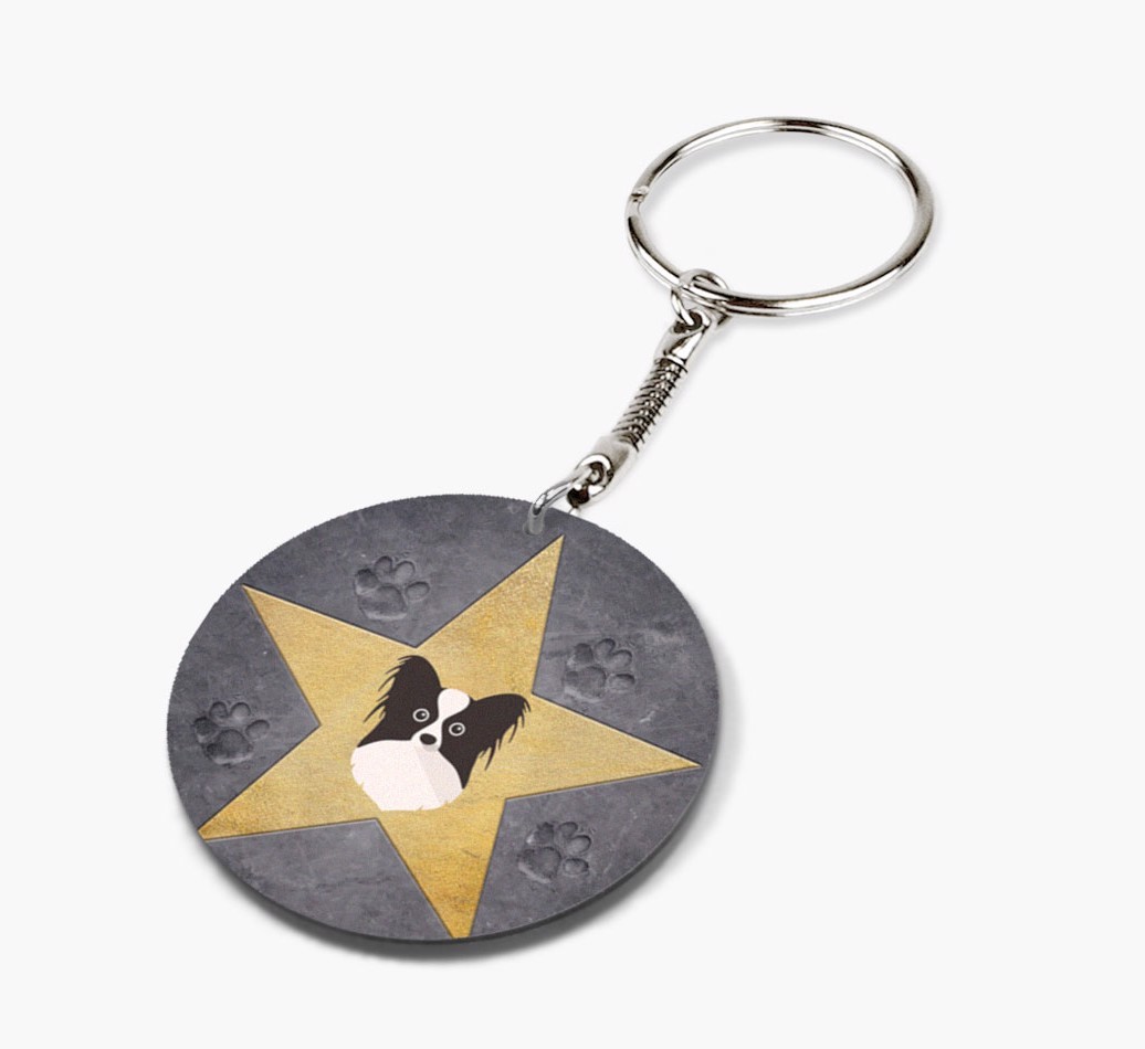 Star Of Fame: Personalised Double-Sided Keyring