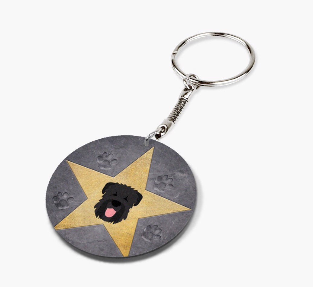 'Star Of Fame' - Personalized Double-Sided keychain