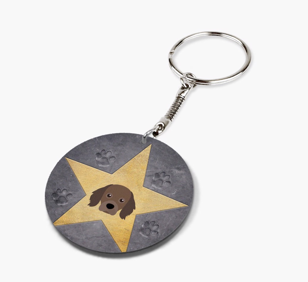 'Star Of Fame' - Personalized Double-Sided keychain