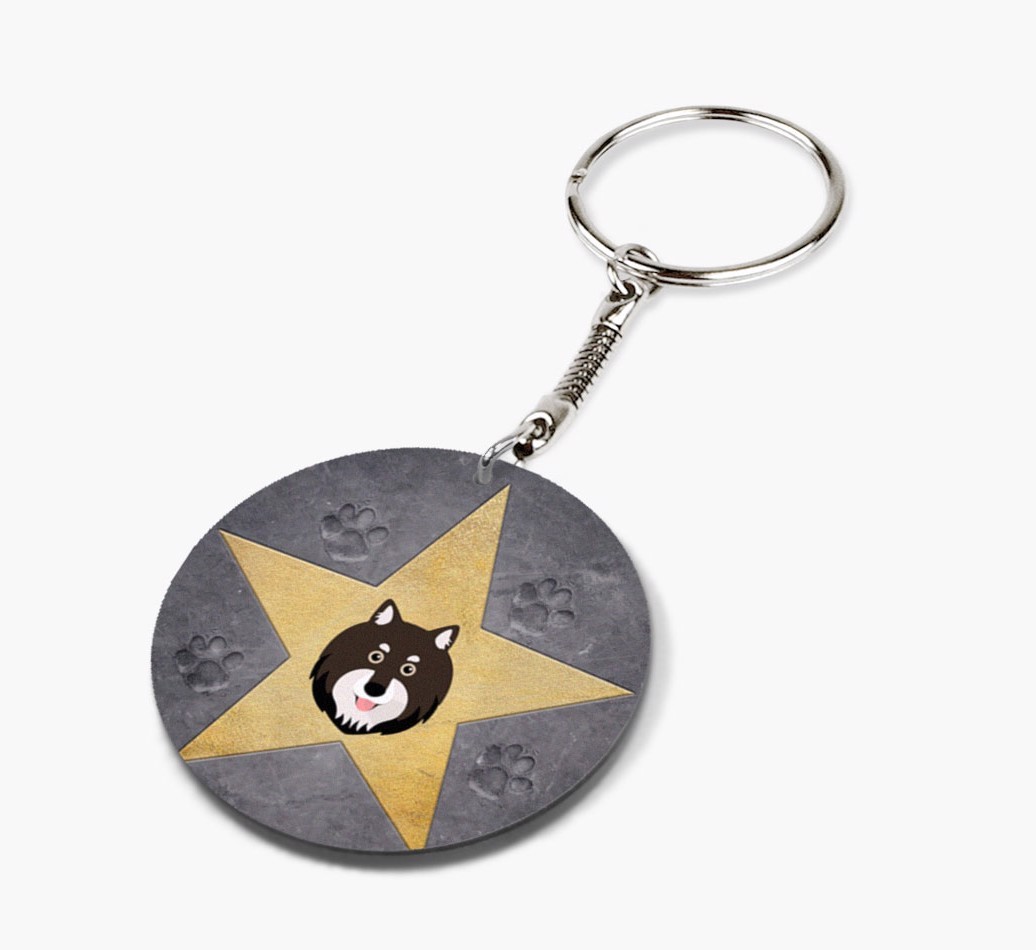 'Star Of Fame' - Personalized Double-Sided keychain