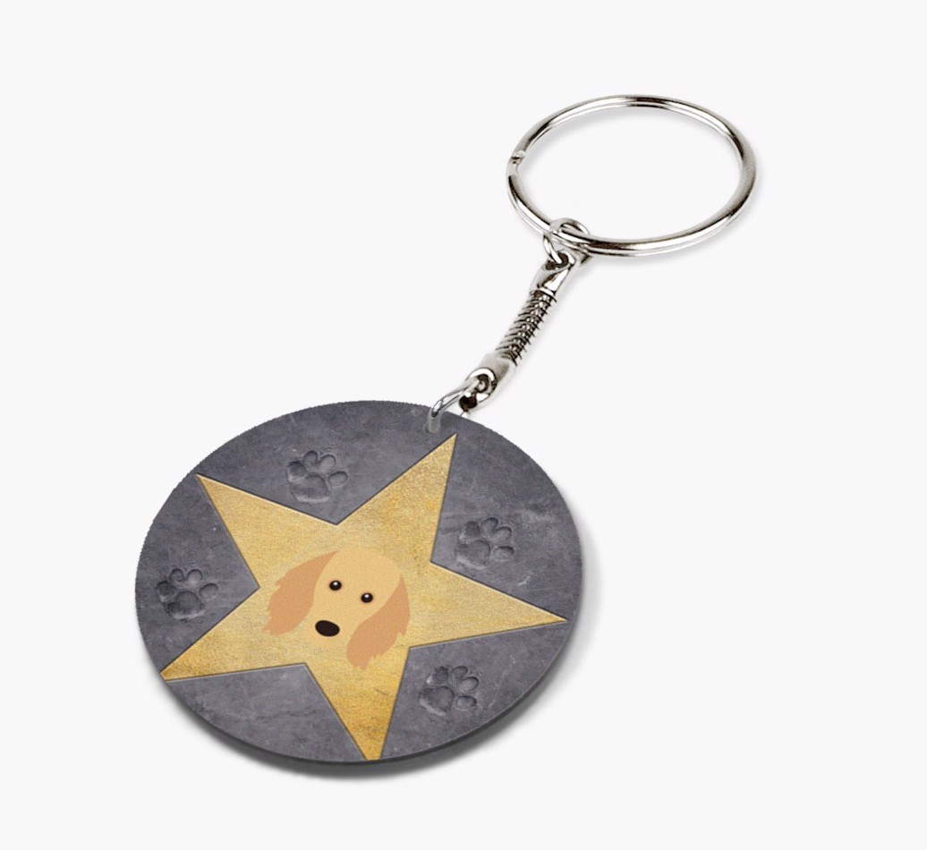 'Star Of Fame' - Personalized Double-Sided keychain