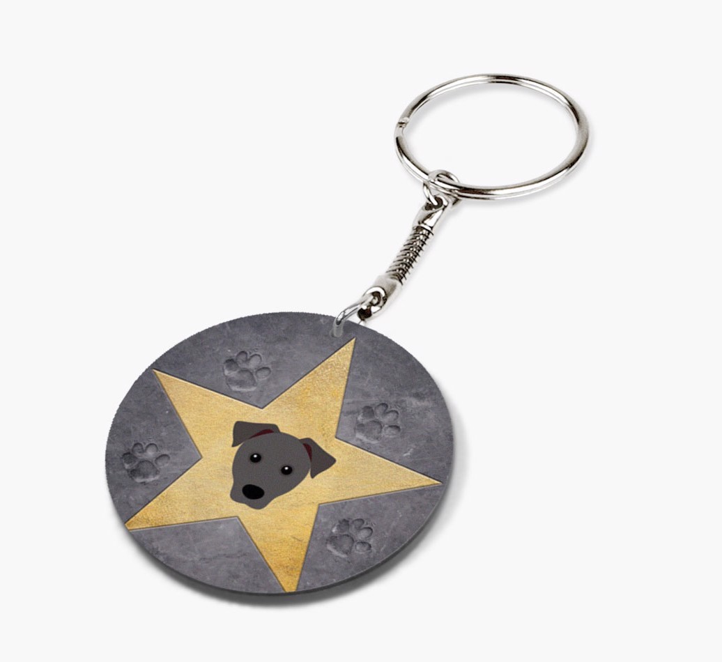 'Star Of Fame' - Personalized Double-Sided keychain