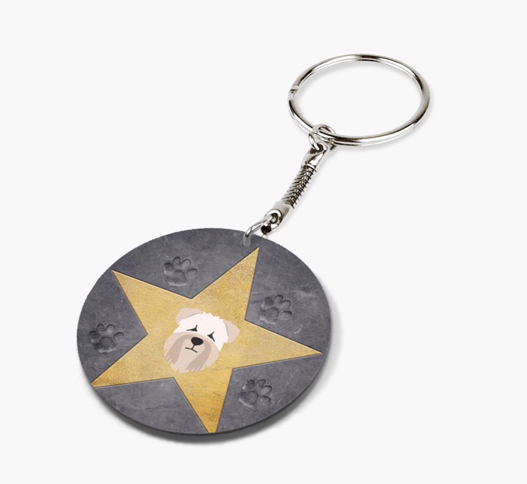 'Star Of Fame' - Personalized Double-Sided keychain