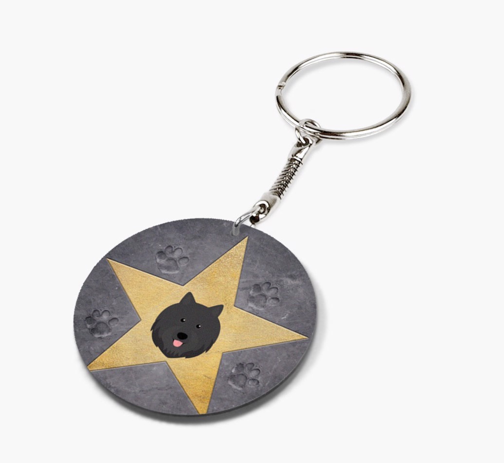 'Star Of Fame' - Personalized Double-Sided keychain
