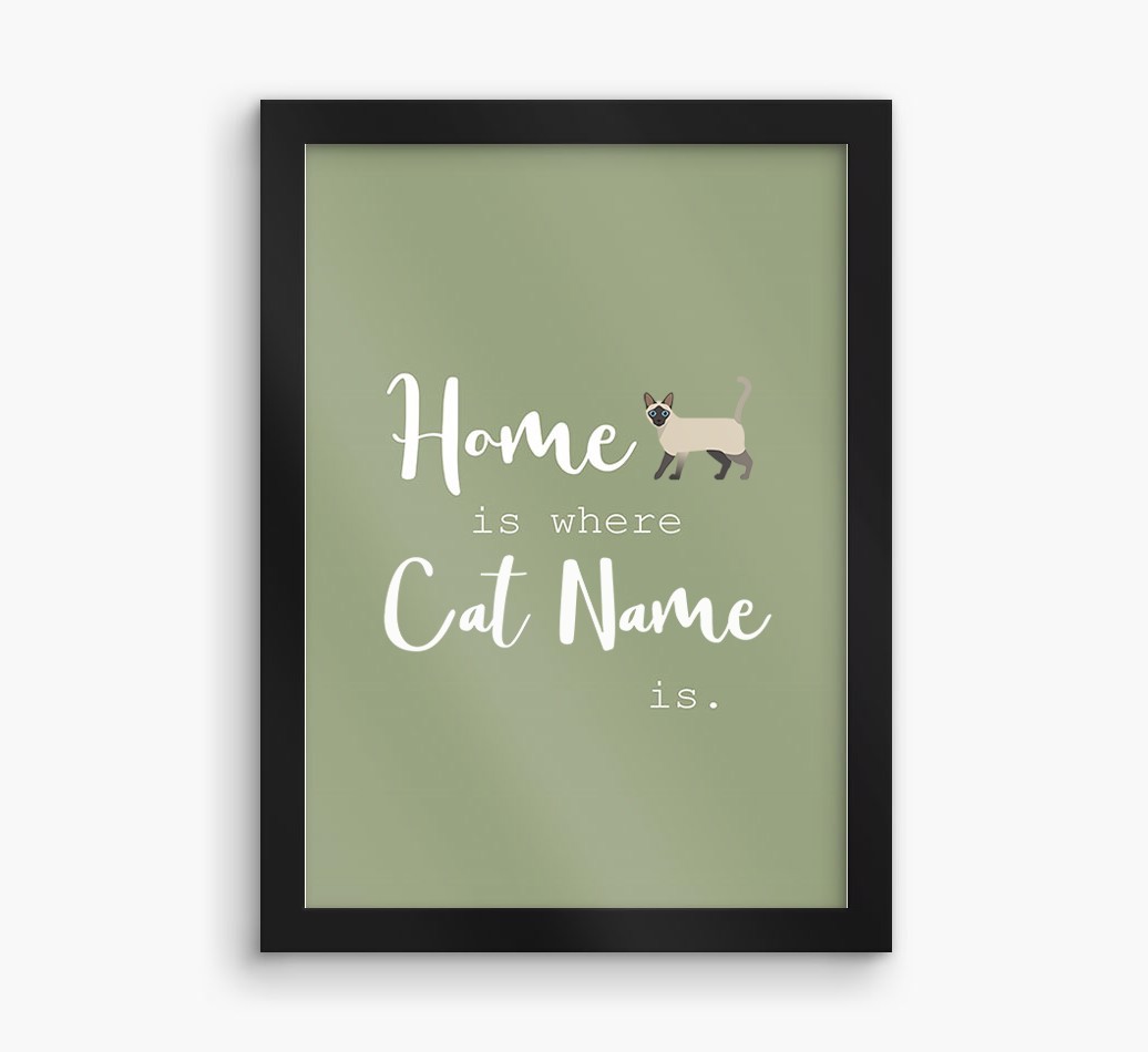 'Home Is Where' Print with {breedFullName} Icon